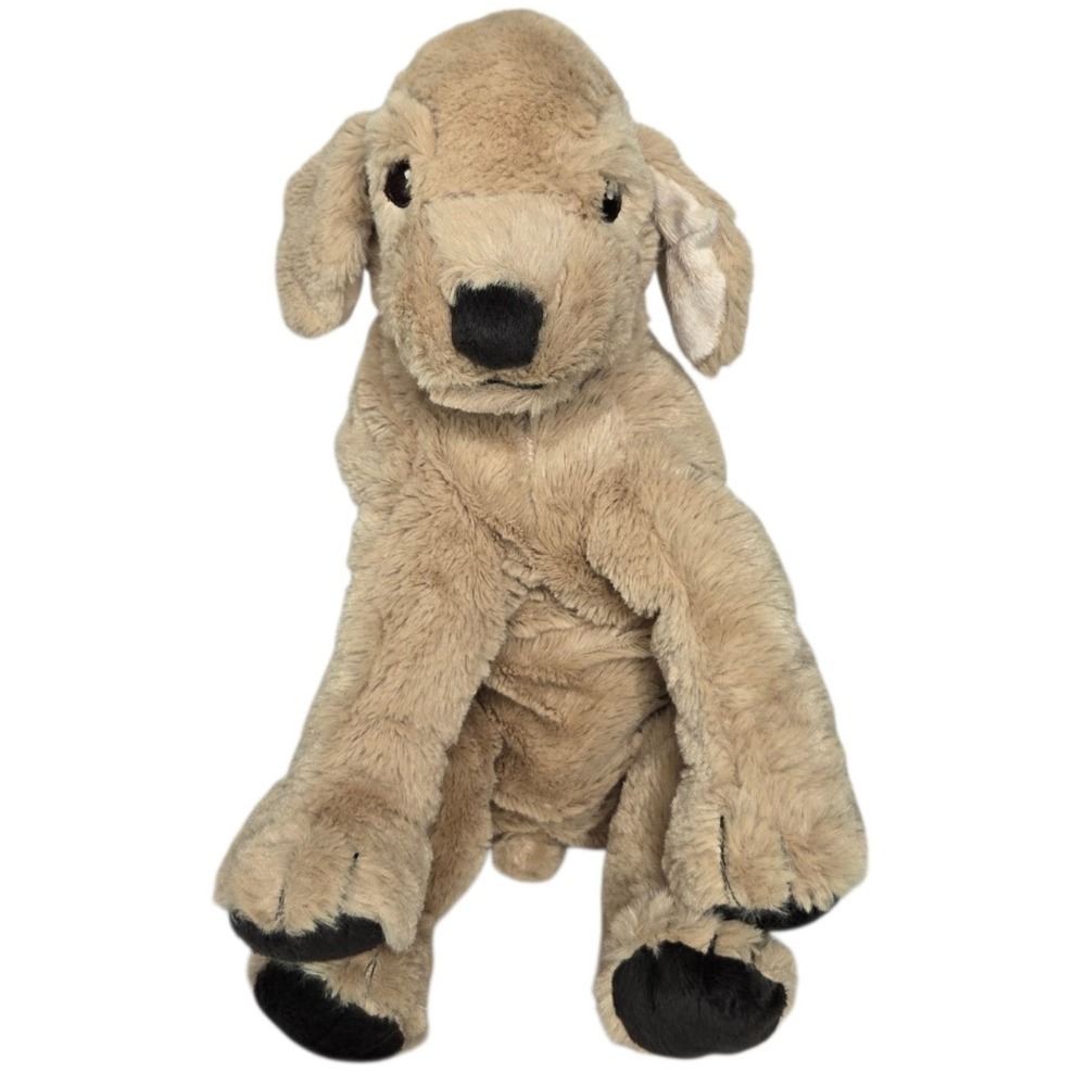 IKEA GOSIG Golden Retriever Dog Plush 14" Floppy Puppy Stuffed Animal Sewn Eyes